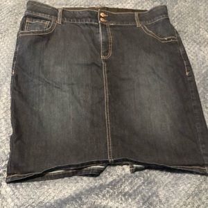 LANE BRYANT denim skirt